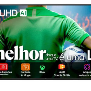Smart TV Espetacular - LG UHD AI UA85 60 polegadas HDR10 Pro