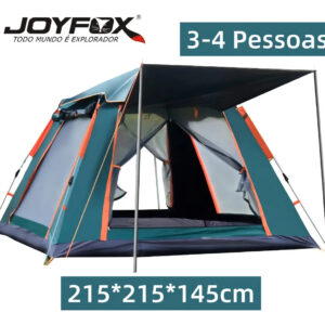 A melhor Barraca Camping Joyfox Instantânea 3-4 Pessoas para acampamento na montanha e floresta
