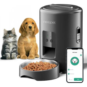 Comedouro Automático para Pet Vale a Pena? Sim! Confira! App Newpet NP1322 Preto