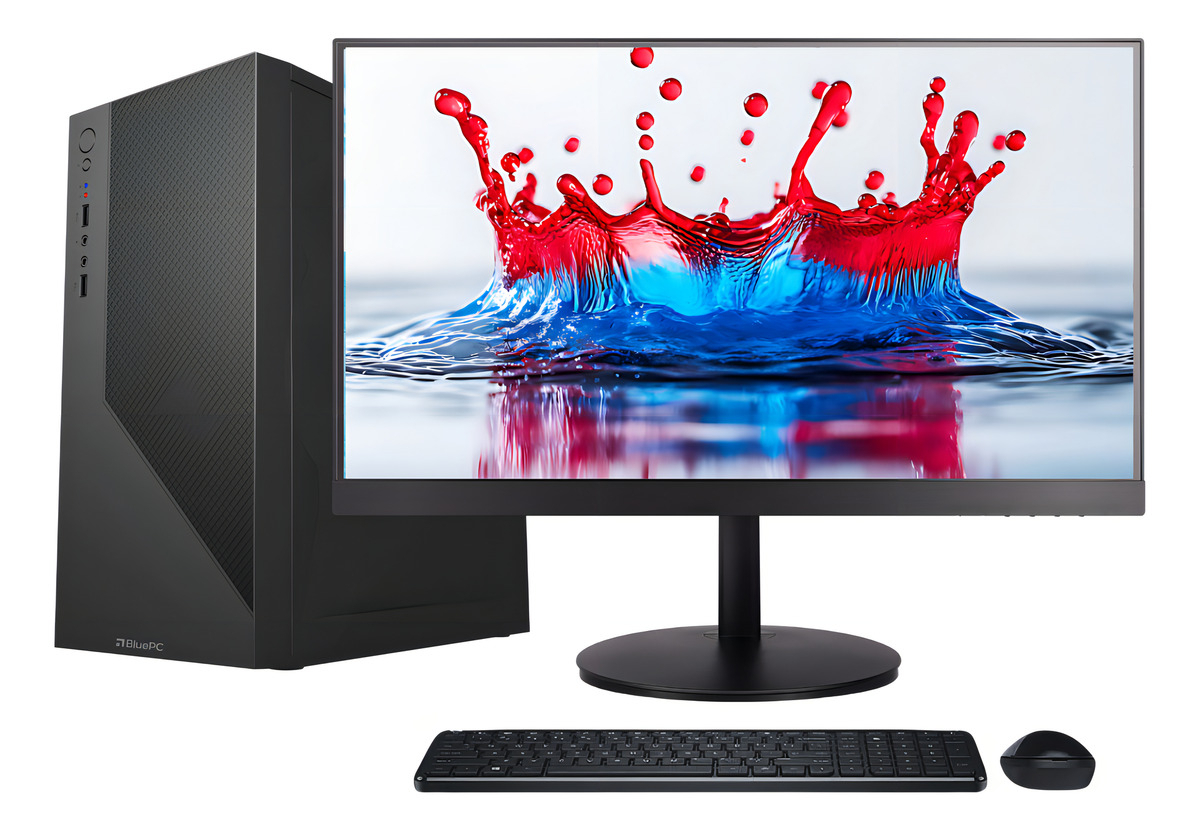 Computador Especial com Bom Preço BluePC Office Intel Core i5 4570 (4ª Geração), 16GB RAM, 240GB SSD, Monitor 20" 75hz HDMI, Windows 10 Pro - CDF-099OF